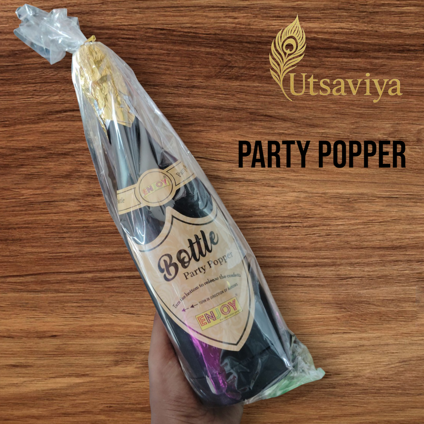 Champagne Bottle Party Popper